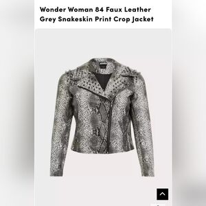 Torrid Wonder Women Studded Jacket Size 1